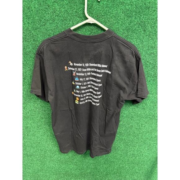 Disney 100 Years of Wonder Black T-Shirt - Size Medium - 2023 Anniversary Tee - Picture 5 of 7